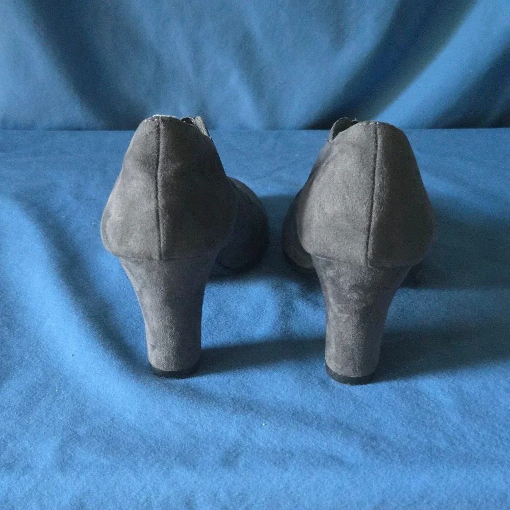 Aerosoles Whimsigoth Cage Heels Booties Gray Clubwear Going Out Party Size 8 M